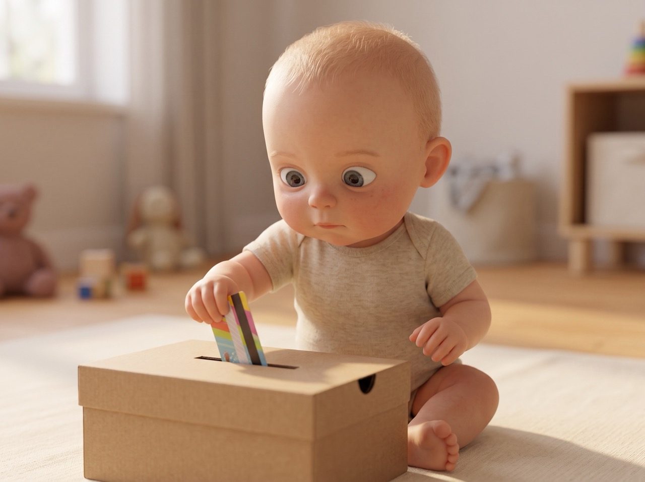 Selbstgebaute Einwurfbox
