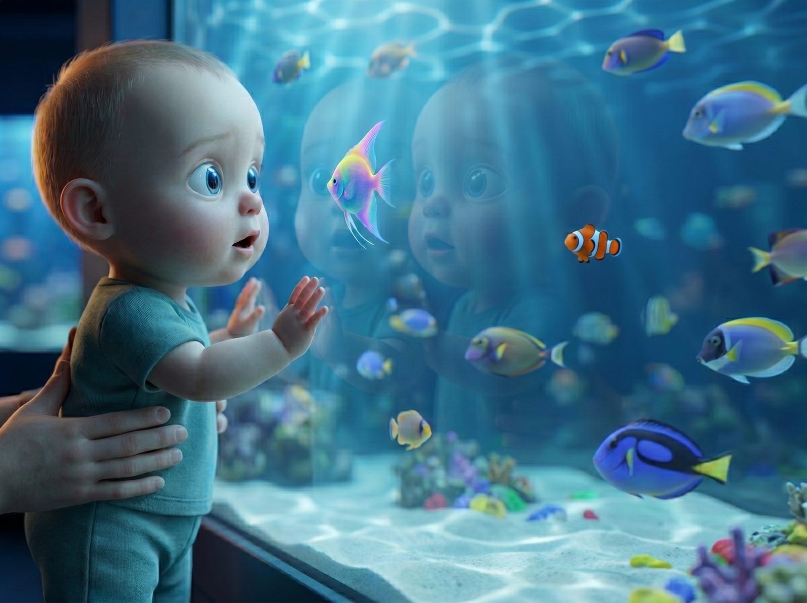 Visite à l'aquarium