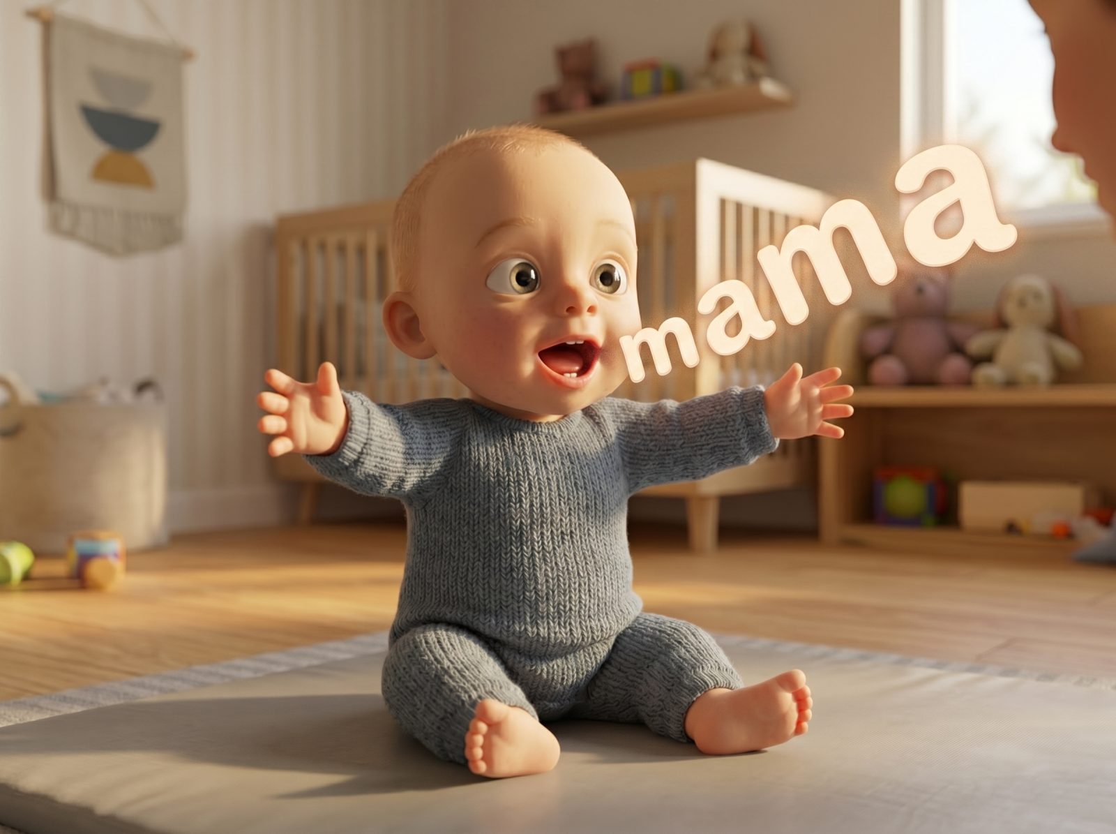 Calls parent mama or dada