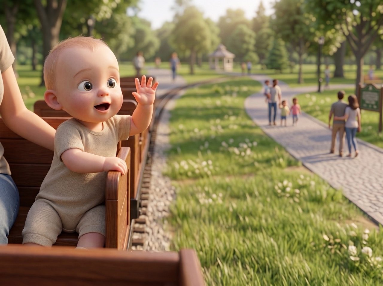 Mini Train Ride at the Park