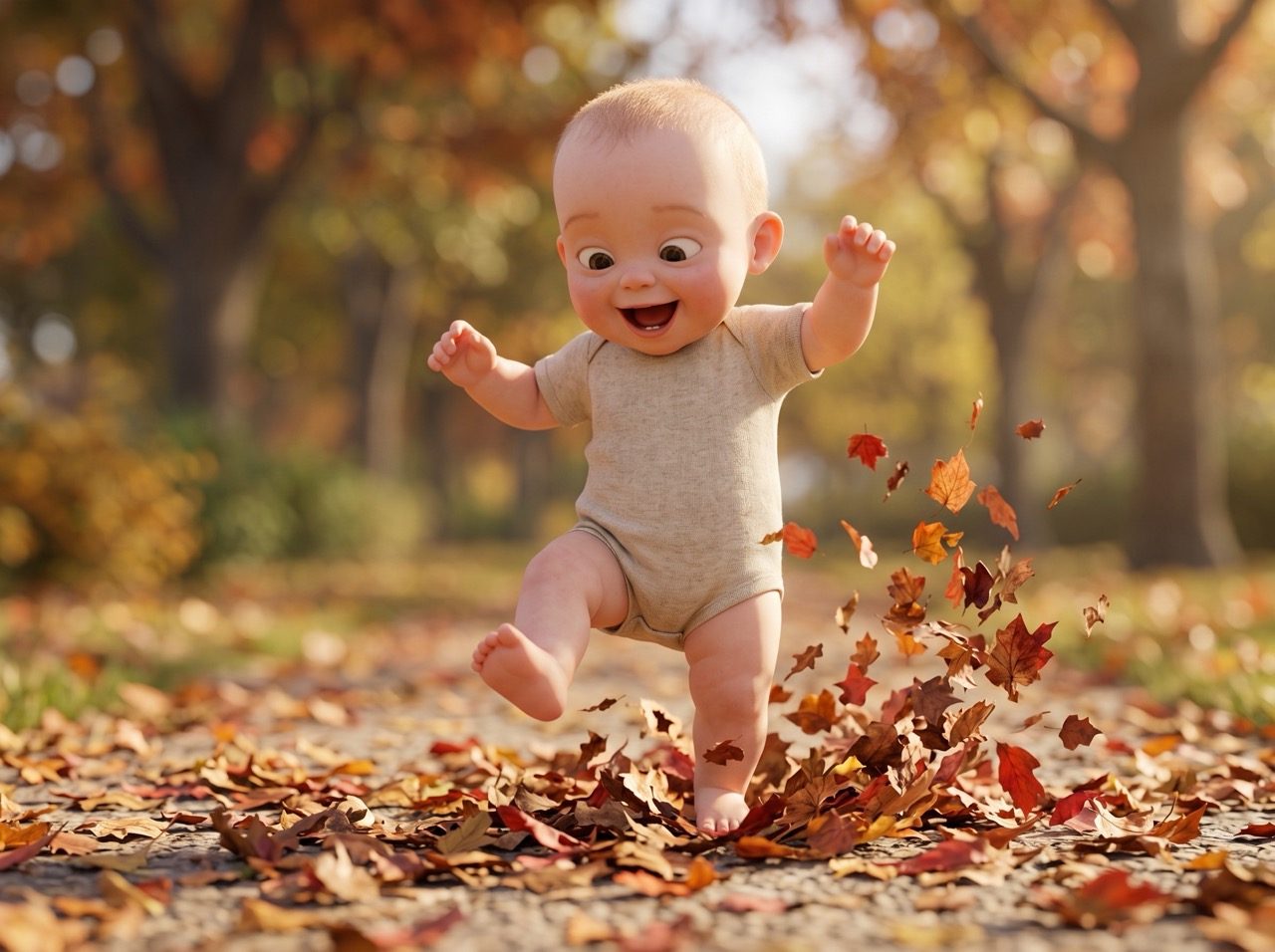 Autumn Leaf Crunch Walk