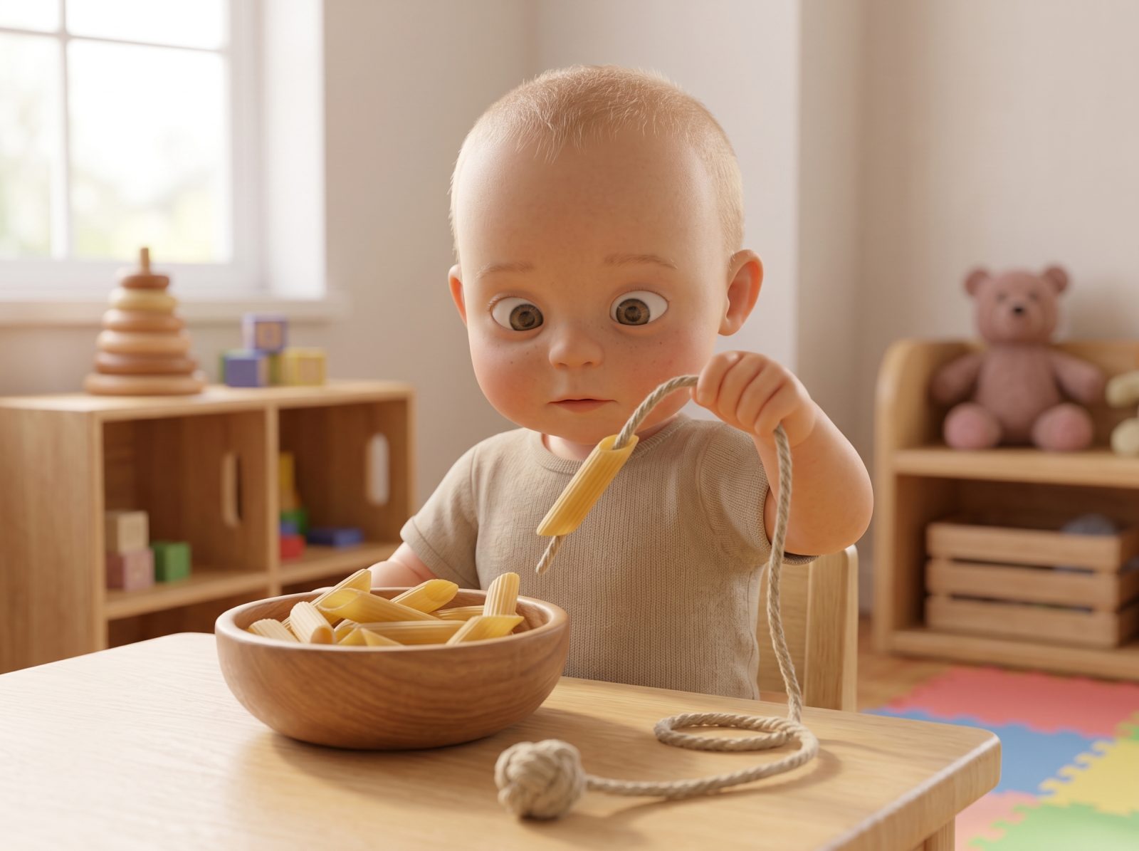 Pasta Threading Necklace